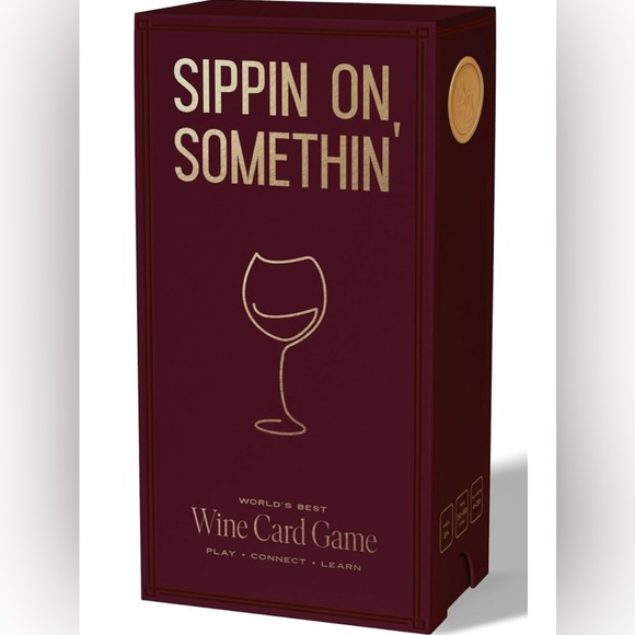 Other - New Sippin on somethin wine card game